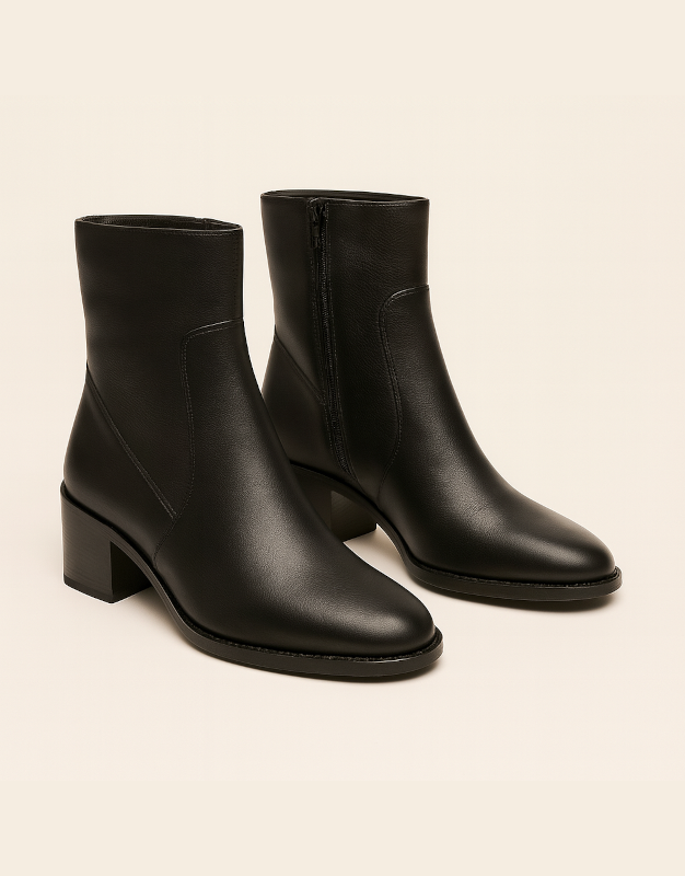 Nicole Block Heel Ankle Boot