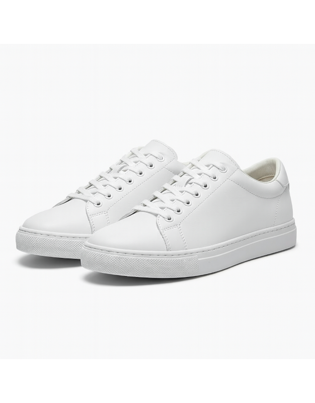 Low-profile white sneaker