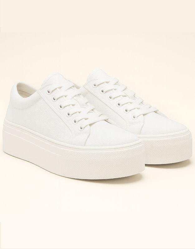 Divide flatform sneakers