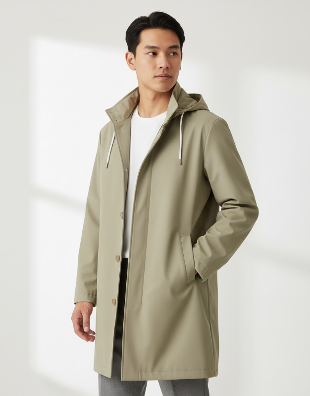 Lightweight Waterproof Trench Coat