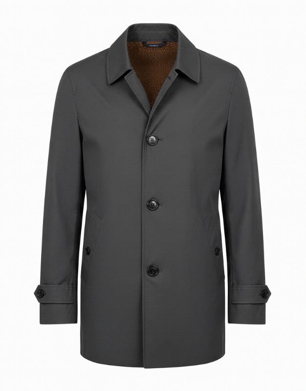 Short Collared Trench