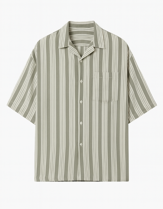 Long-Sleeve Striped Shirt