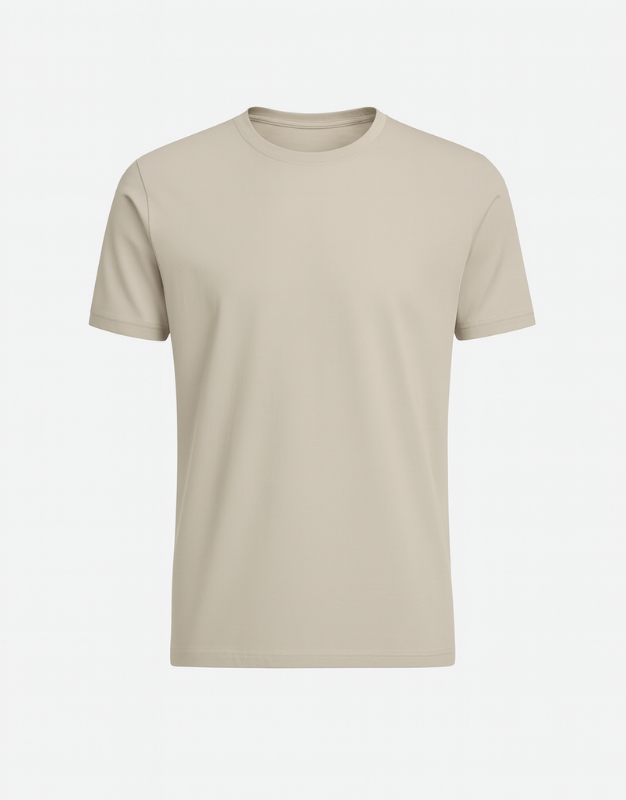 Plain Crew-Neck T-Shirt