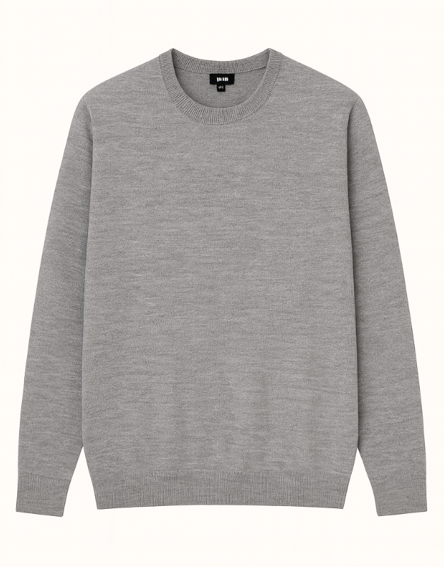 Merino Wool Crew-Neck Sweater