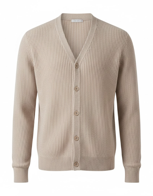 Button-Up Knit Cardigan