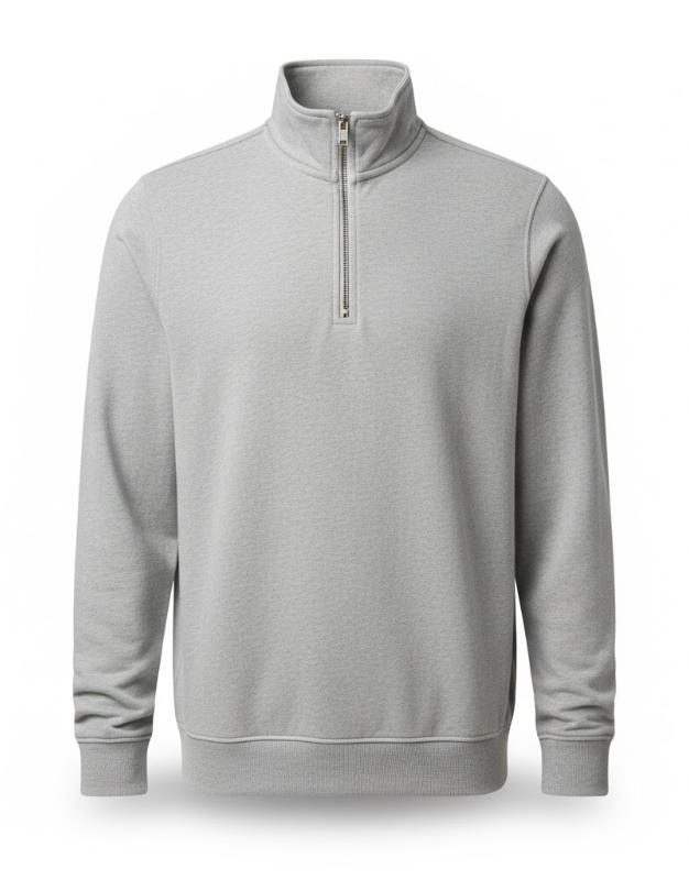 Regular-Fit Half-Zip Sweatshirt