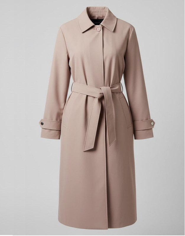 Lightweight Single-Breasted Trench