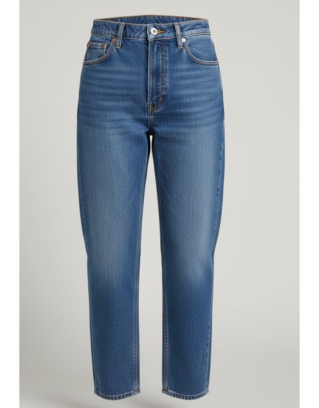 High-Rise Mom Fit Jeans