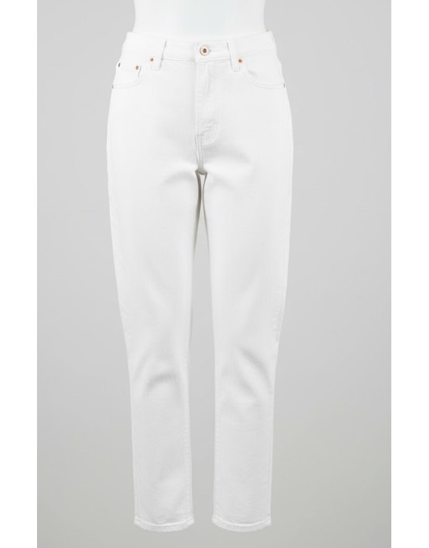 High-Waist Mom Leg Jeans