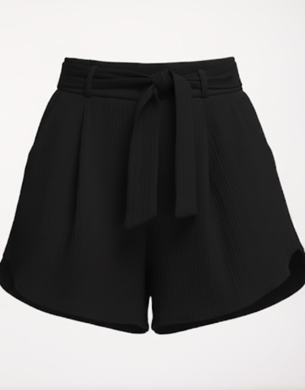 Tailored High-Waist Shorts