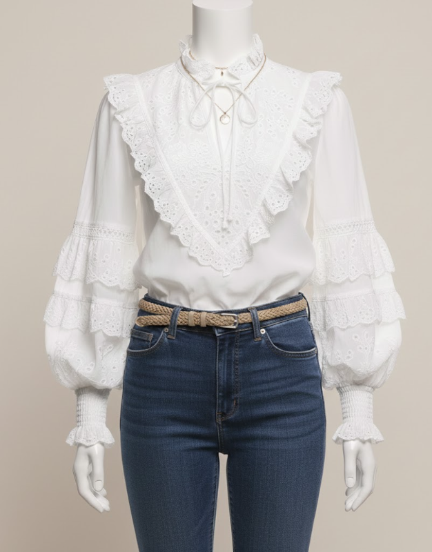 Broderie Anglaise Blouse