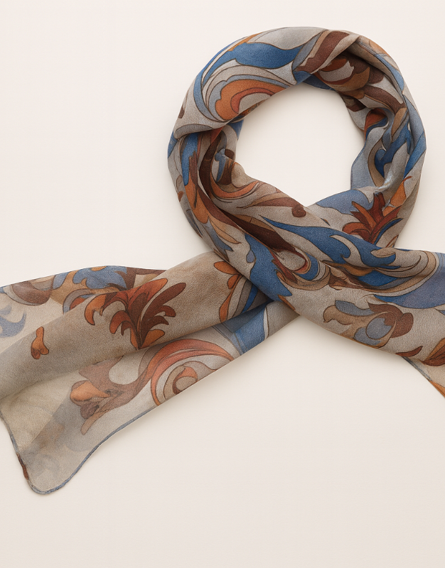 Lightweight Printed Scarf